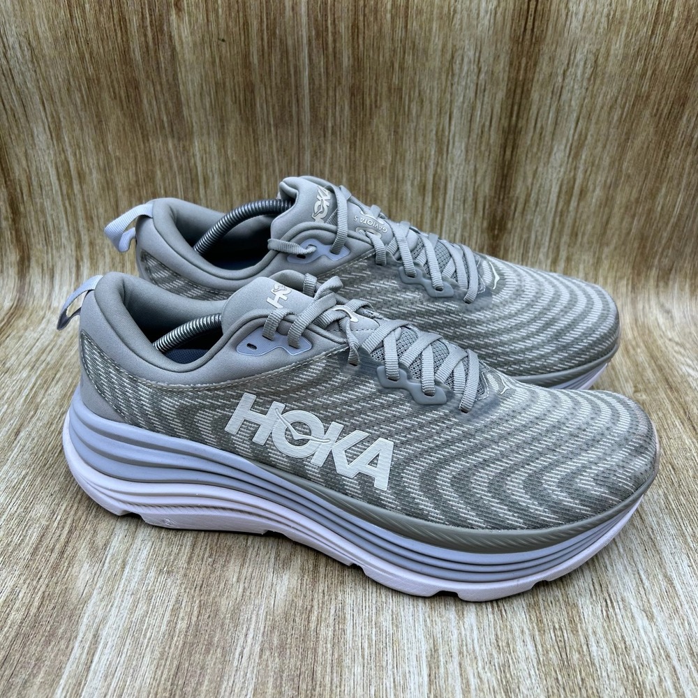 Hoka One One Gaviota 5 Running Shoes Men's Size 11.5 Barley Oat Milk 1127929 BYT